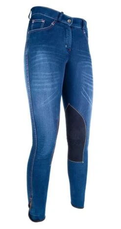 HKM Riding Breeches Summer Denim Alos Knee Patch -Just Horse Rider 076c4609 7a31 4a48 ba72 3aca1225a9cc 0675def9 c79e 4a7b ae2c 97f7f9c87ee3