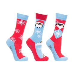 Hy Equestrian Playful Penguin Children'S Socks (Pack Of 3)