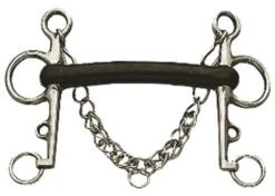 Korsteel Hard Rubber Mullen Mouth Pelham