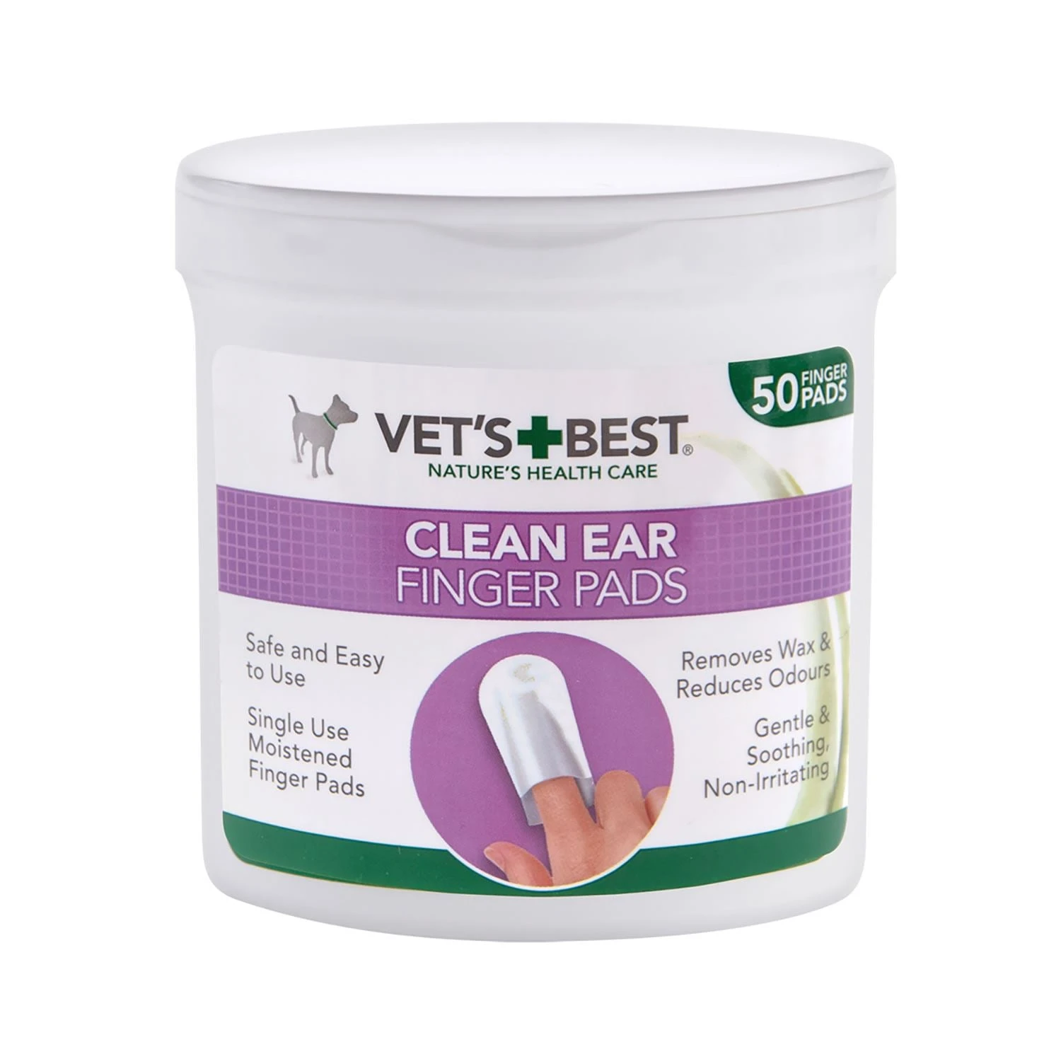 Vets Best Clean Ear Finger Pads 3 Vets Best Clean Ear Finger Pads