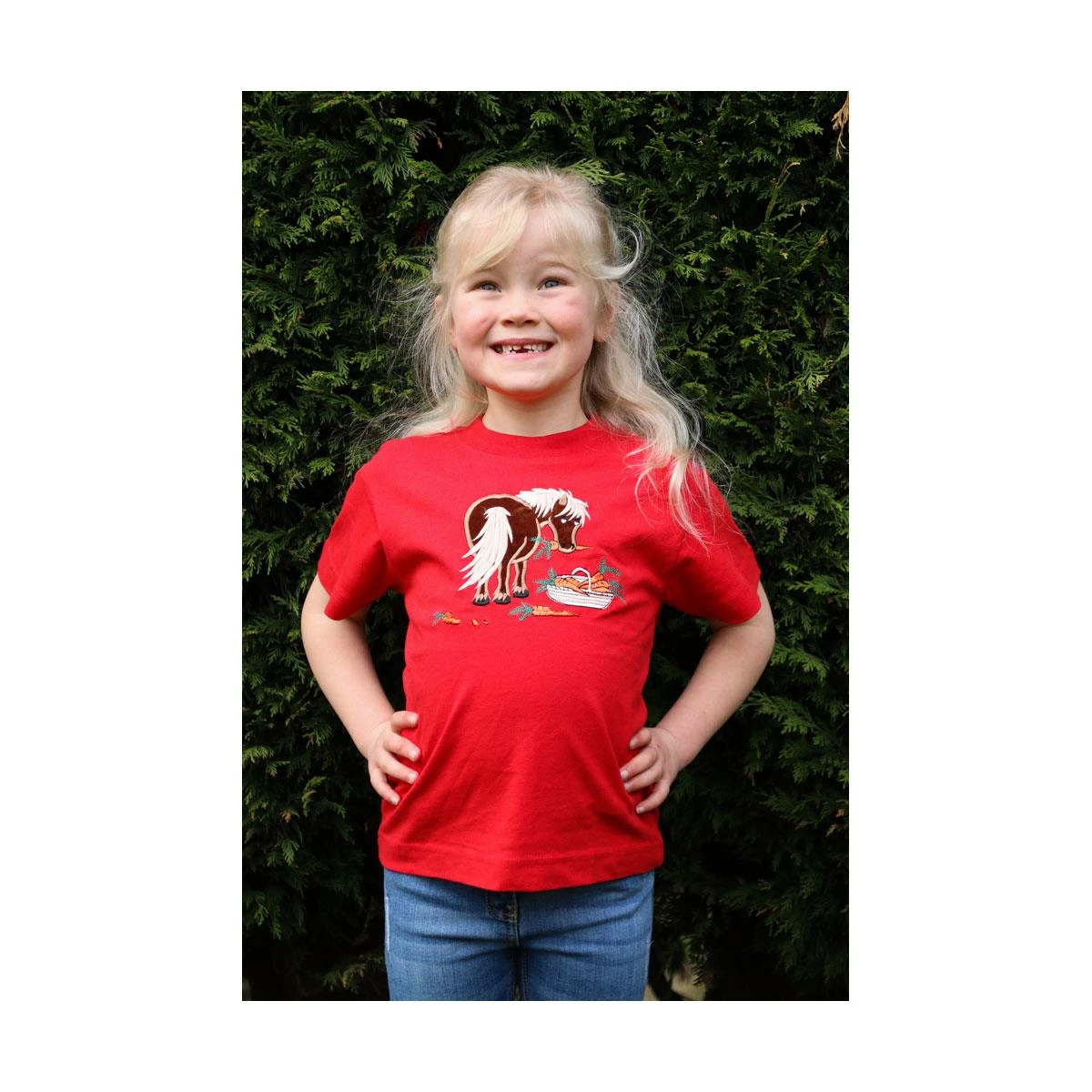 British Country Collection Carrot Pony Childrens T-Shirt 4 British Country Collection Carrot Pony Childrens T-Shirt - Image 2