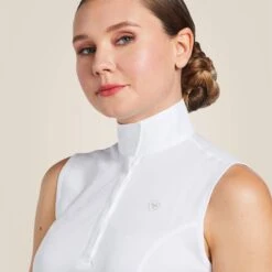 Ariat Womens Aptos Sleeveless Show Shirt -Just Horse Rider 170bd596 bc0c 4ab1 ad16 de289b6f3ca8