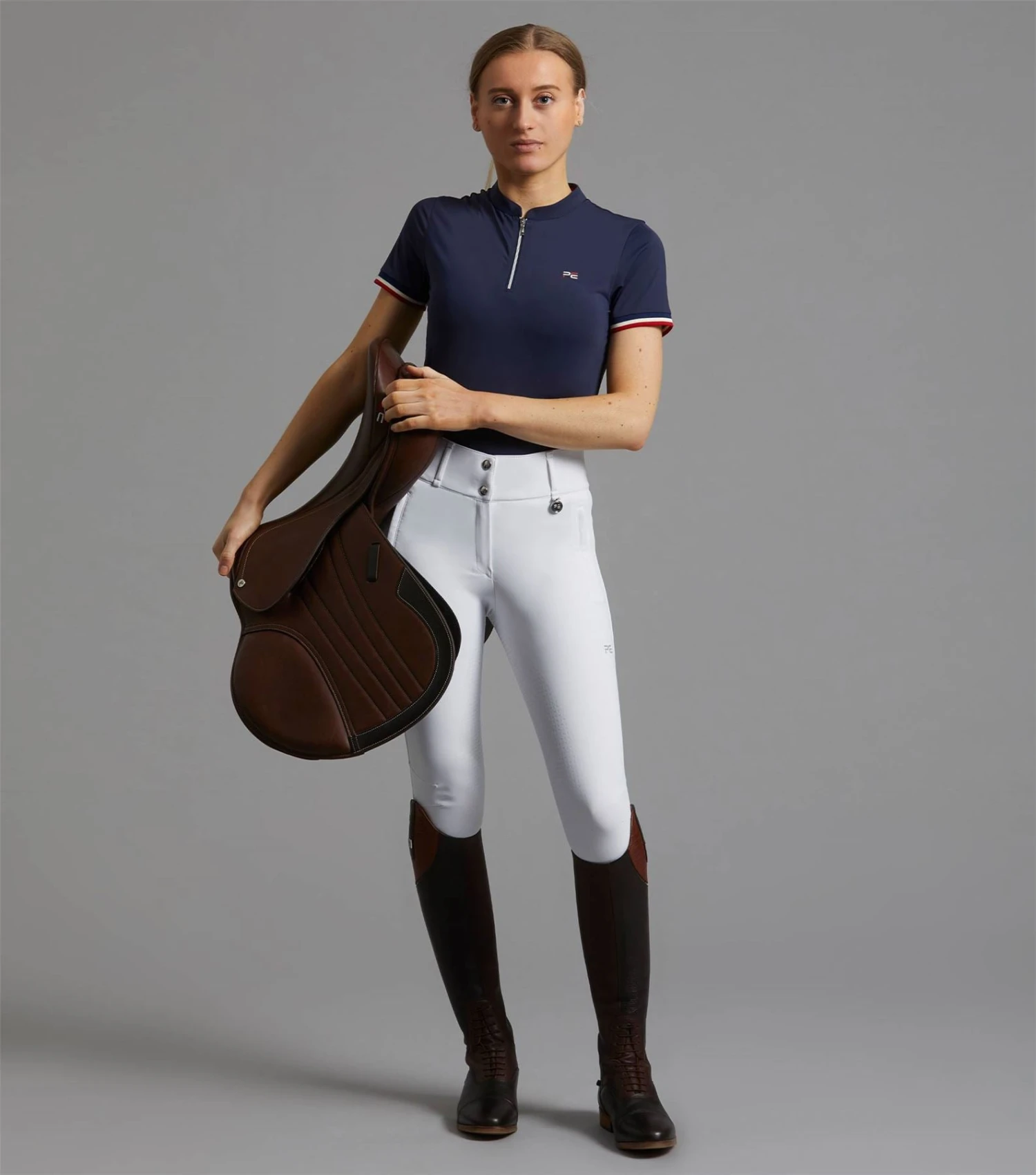 Premier Equine Allegra Ladies Short Sleeve Riding Top 4 Premier Equine Allegra Ladies Short Sleeve Riding Top - Image 2