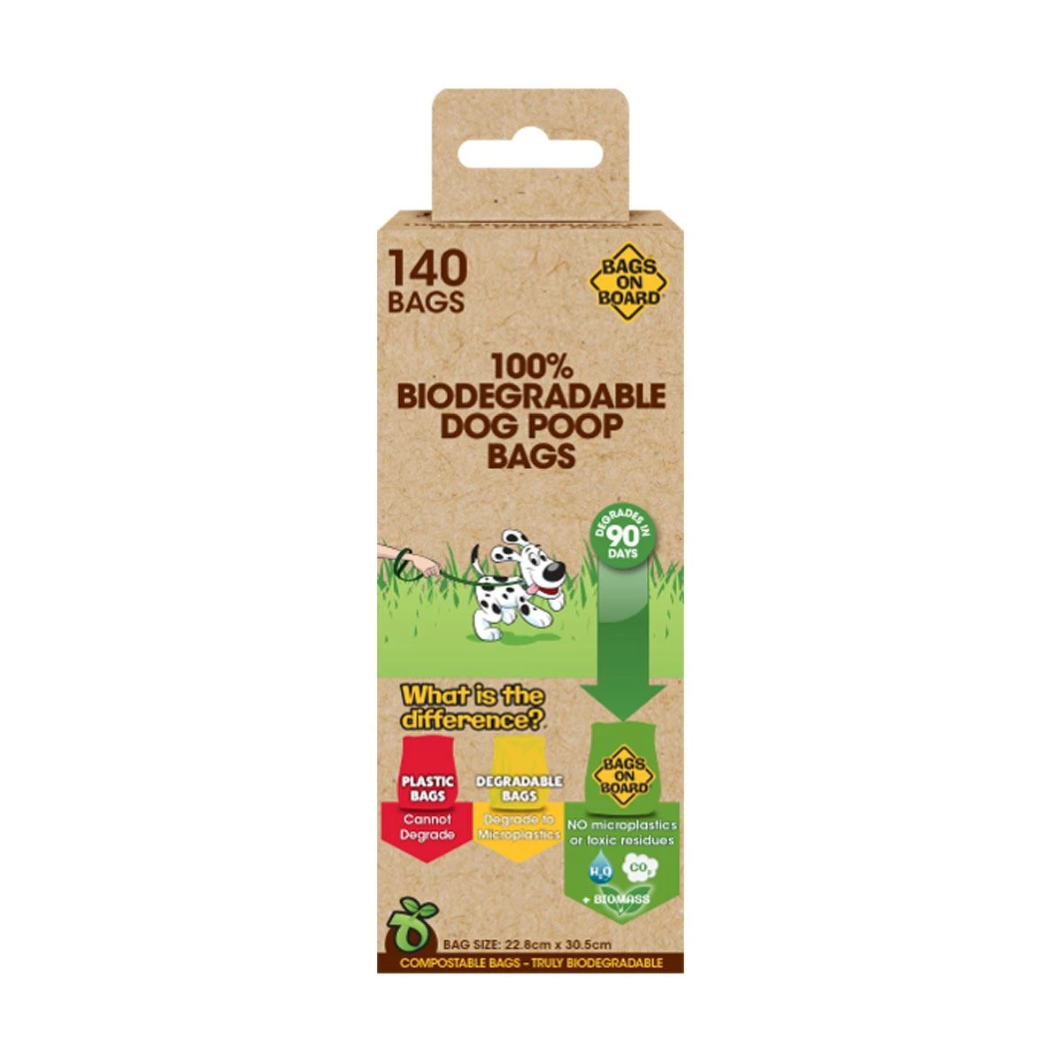 Bags On Board 100% Biodegradable Poop Rolls 7 Bags On Board 100% Biodegradable Poop Rolls - Image 5