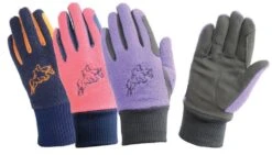 Hy5 Childrens Winter Two Tone Horse Riding Gloves