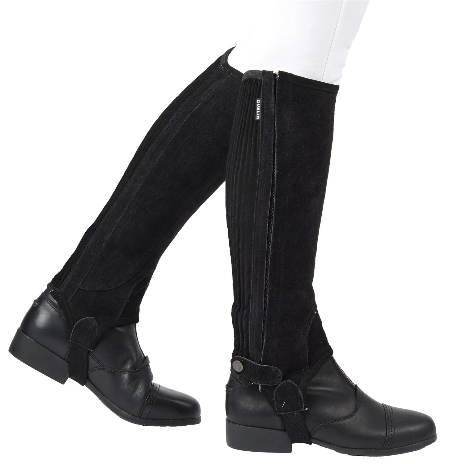Dublin Childs Suede Half Chaps 7 Dublin Childs Suede Half Chaps - Image 5