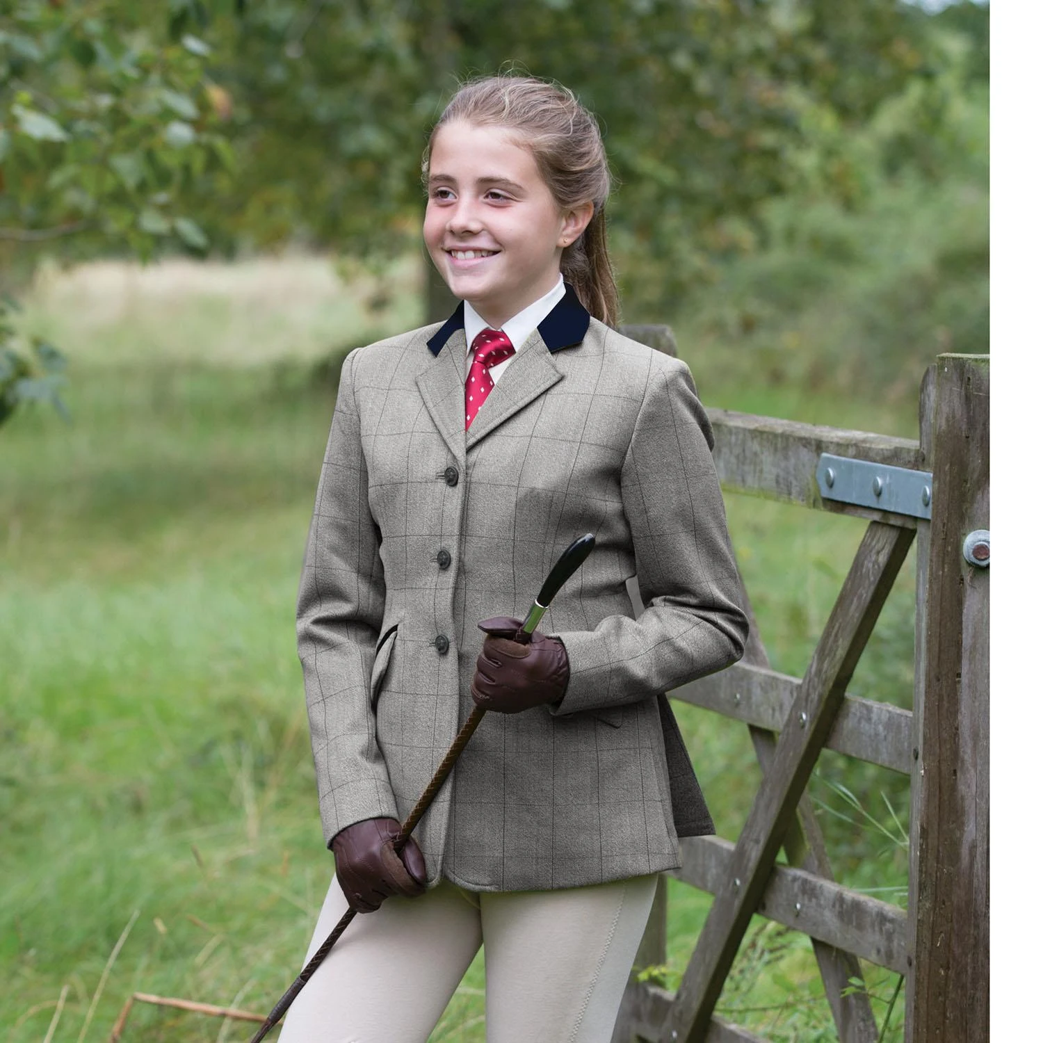 Equetech Childs Foxbury Deluxe Tweed Riding Jacket 3 Equetech Childs Foxbury Deluxe Tweed Riding Jacket