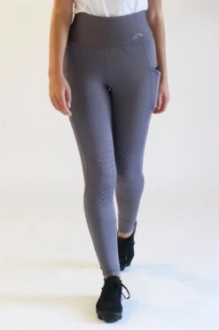 Gallop Equestrian Plain Silicone Knee Tights