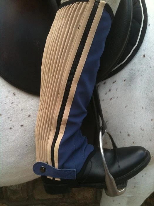 Gallop Equestrian Childrens Coloured Washable Half Chaps 3 Gallop Equestrian Childrens Coloured Washable Half Chaps