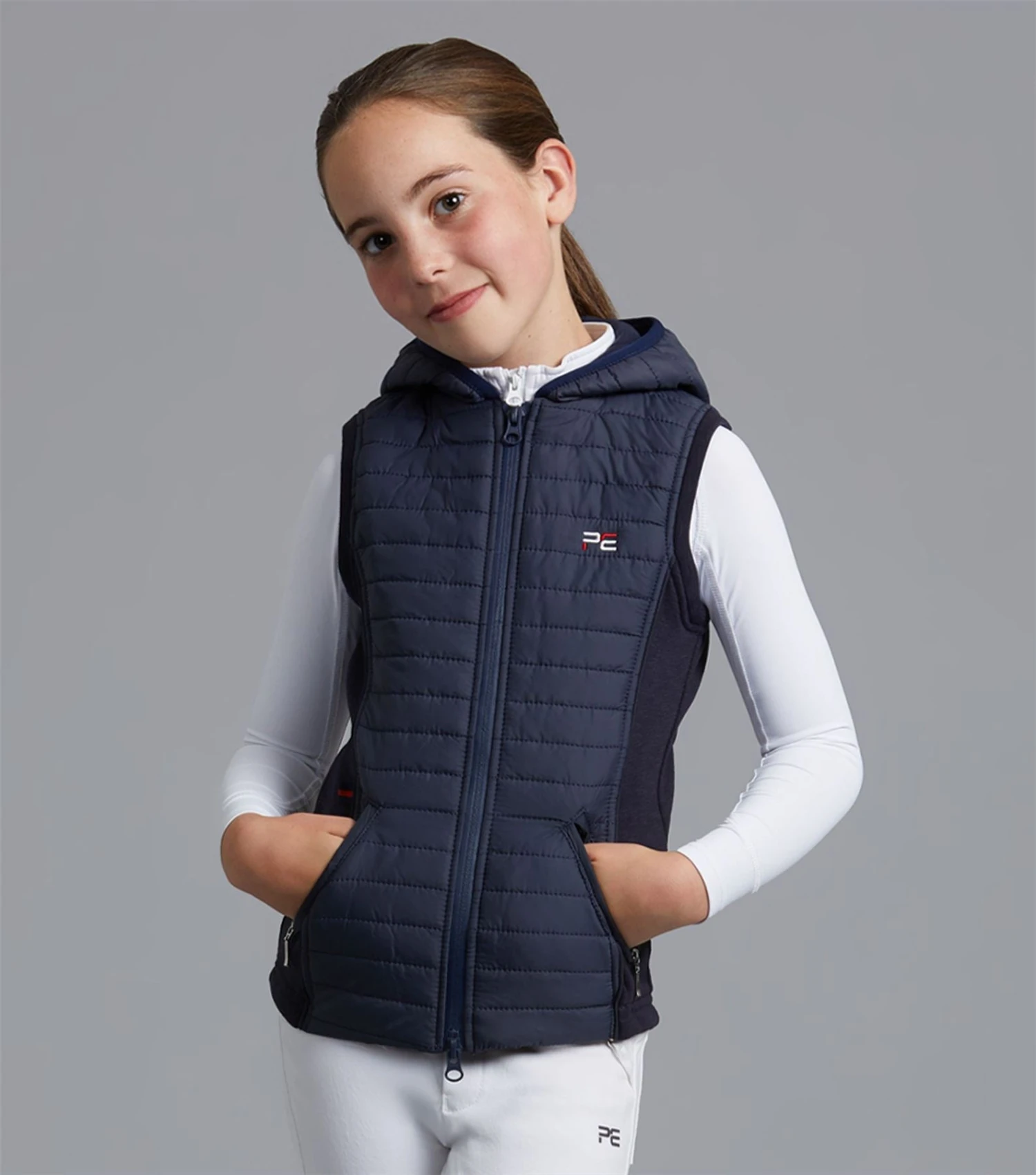 Premier Equine Mini Lamera Girl's Hybrid Riding Gilet 9 Premier Equine Mini Lamera Girl's Hybrid Riding Gilet - Image 7