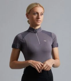 Premier Equine Remisa Ladies Technical Short Sleeve Riding Top -Just Horse Rider 56fc46fb b800 4889 819e b3ffb04bbf7a