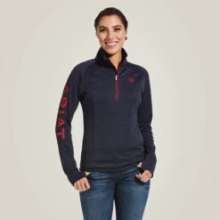 Ariat Womens Tek Team 1/2 Zip Sweatshirt