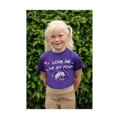 British Country Collection "Love Me Love My Pony" Childrens T-Shirt