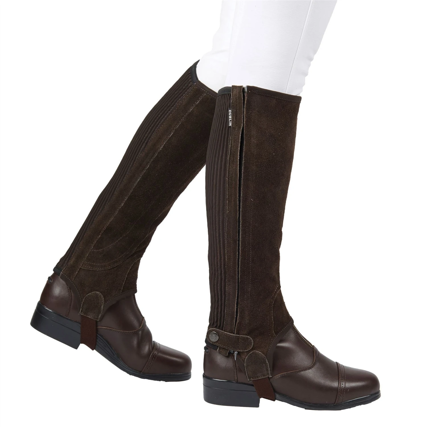 Dublin Childs Suede Half Chaps 5 Dublin Childs Suede Half Chaps - Image 3