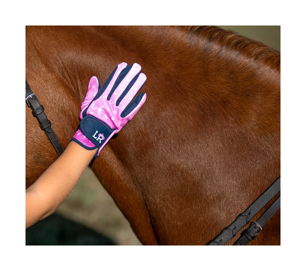 Hy Equestrian Pony Fantasy Riding Gloves By Little Rider 4 Hy Equestrian Pony Fantasy Riding Gloves By Little Rider - Image 2