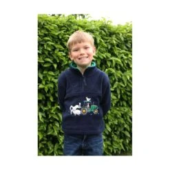 British Country Collection Farmyard Childrens Fleece Jacket