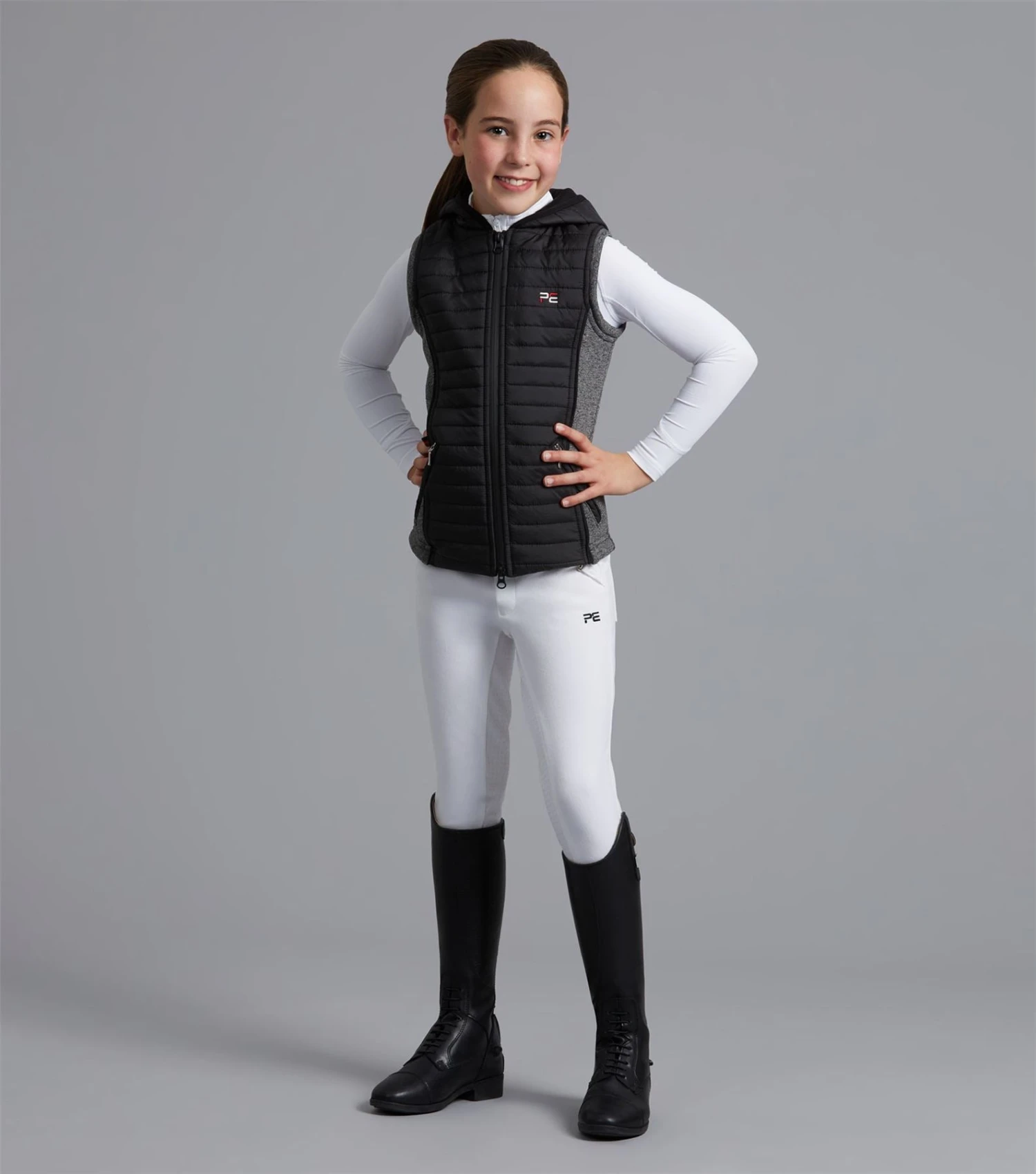 Premier Equine Mini Lamera Girl's Hybrid Riding Gilet 8 Premier Equine Mini Lamera Girl's Hybrid Riding Gilet - Image 6