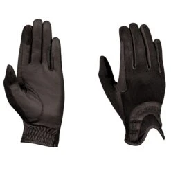 Dublin Pull On Glitter Mesh Back Horse Riding Gloves