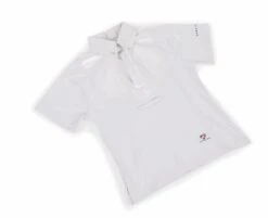 Shires Aubrion Short Sleeve Tie Shirt - Child