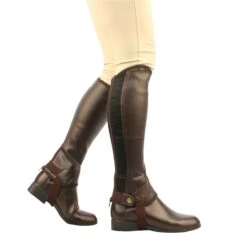 Saxon Childs Equileather Half Chaps -Just Horse Rider 96705f54 218e 4155 b19f 028ee3382f52 2c3509fa 5ed8 480b 88a0 903ecab11c95
