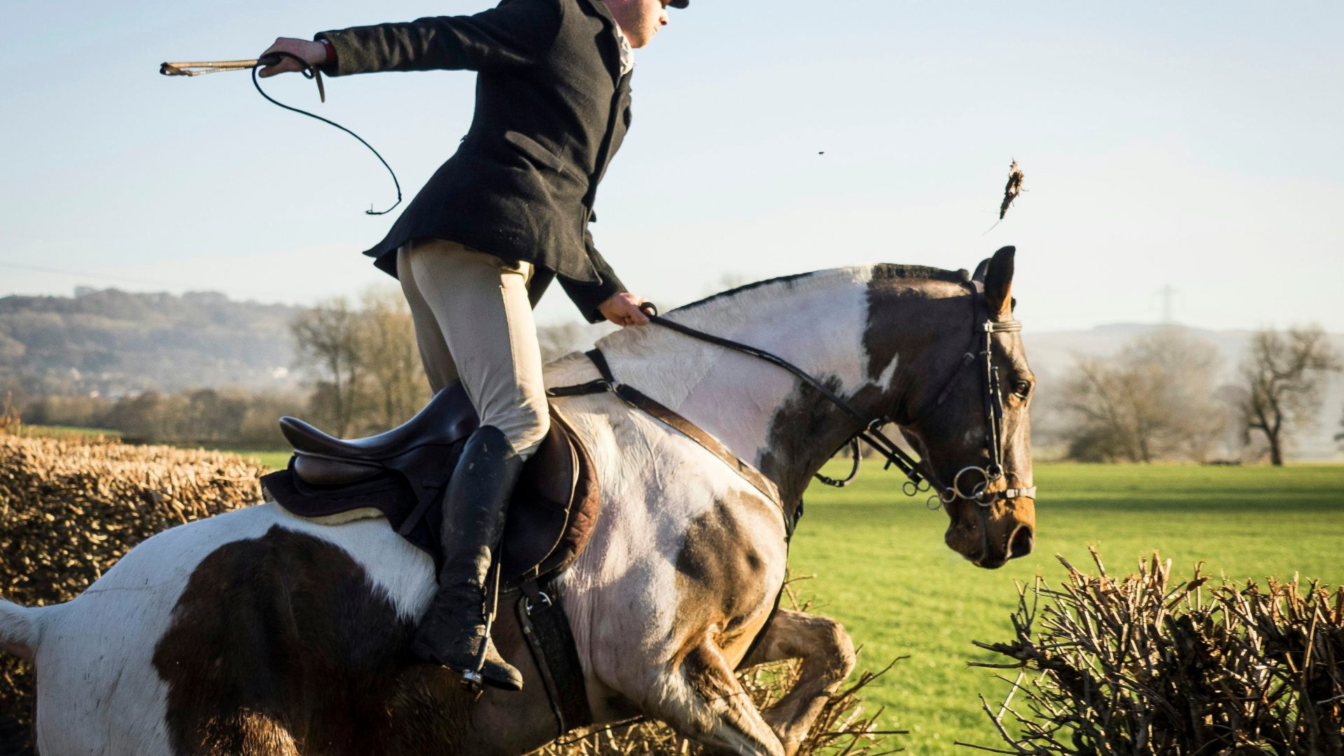 Front Page -Just Horse Rider Black and White Modern Photo Fashion Presentation 1
