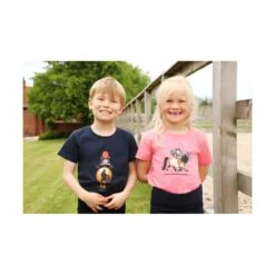 Hy Equestrian Thelwell Collection Childrens Badge T-Shirt