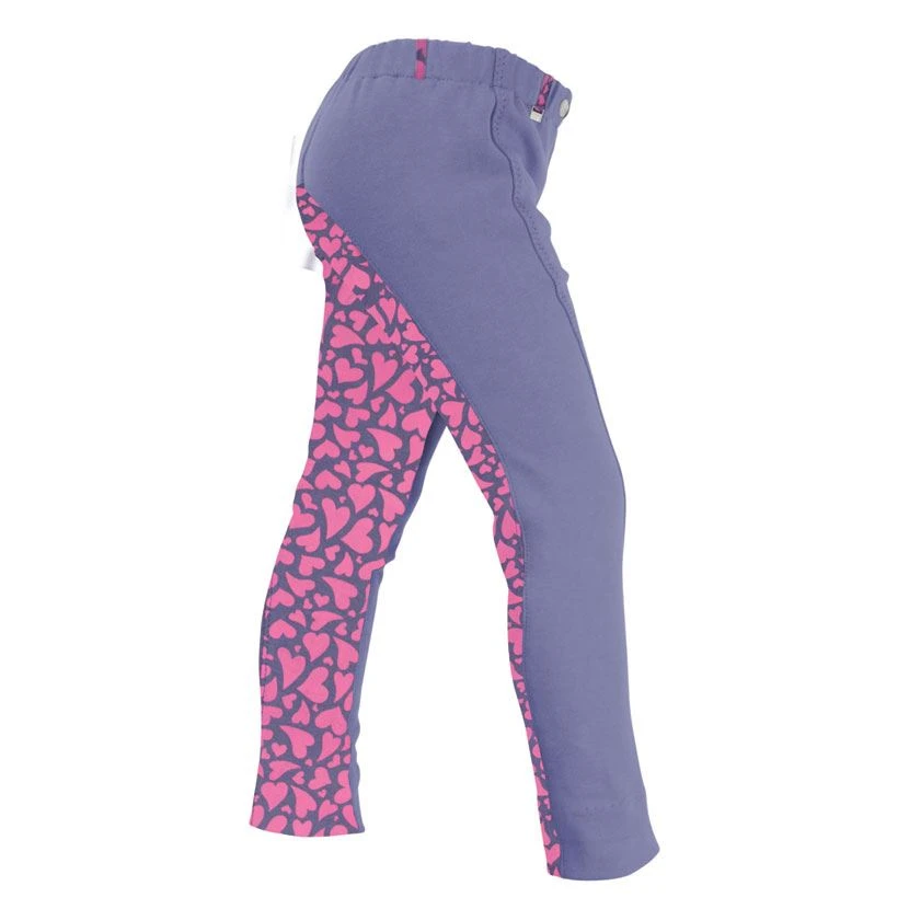HyPERFORMANCE Love Hearts Childrens Jodhpurs 4 HyPERFORMANCE Love Hearts Childrens Jodhpurs - Image 2