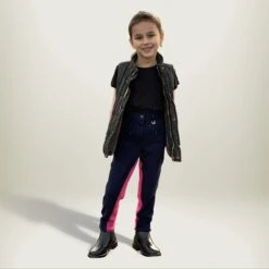 Gallop Equestrian Children'S Two Tone Jodhpurs