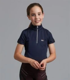 Premier Equine Mini Remisa Girl's Technical Short Sleeve Riding Top -Just Horse Rider c0c8c08d b7df 418d 8904 17f3367c2ba7