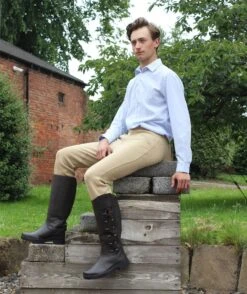 Gallop Equestrian Mens Classic Plain Jodhpurs