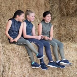 Aubrion Rhythm Mesh Tights - Young Rider