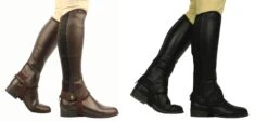 Saxon Childs Equileather Half Chaps