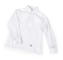 Shires Aubrion Long Sleeve Tie Shirt - Child