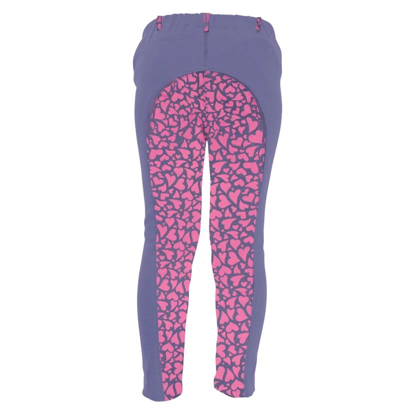 HyPERFORMANCE Love Hearts Childrens Jodhpurs 5 HyPERFORMANCE Love Hearts Childrens Jodhpurs - Image 3