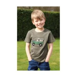 British Country Collection Offroader & Dogs Childrens T-Shirt